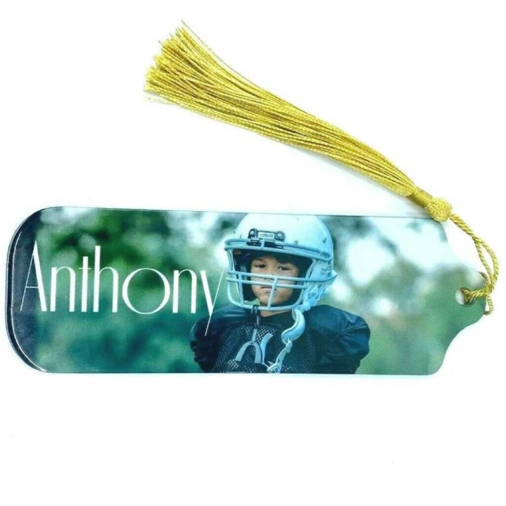 Custom Double-Sided Photo Acrylic Bookmark Personalized with Your Photo, UV Printed - A Gift That Entices Readers!