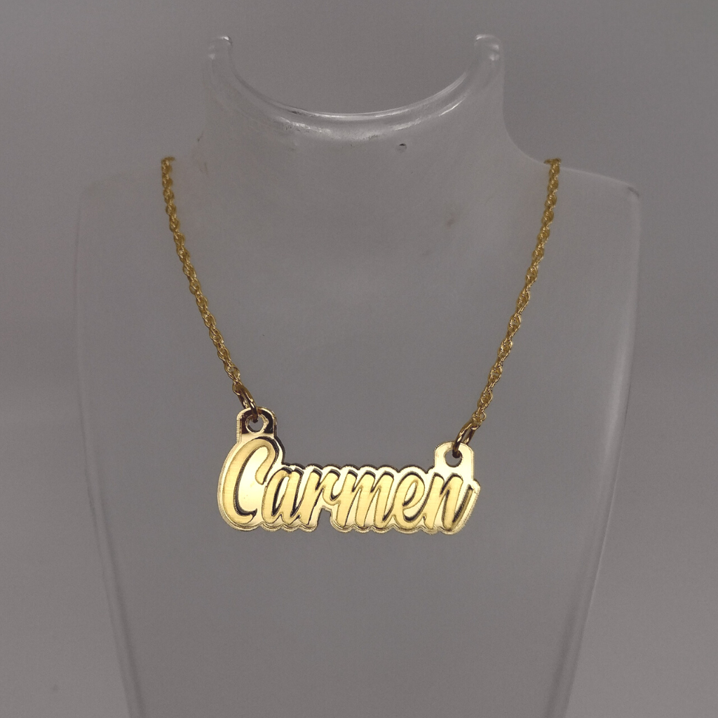 Custom Gold Name Necklace