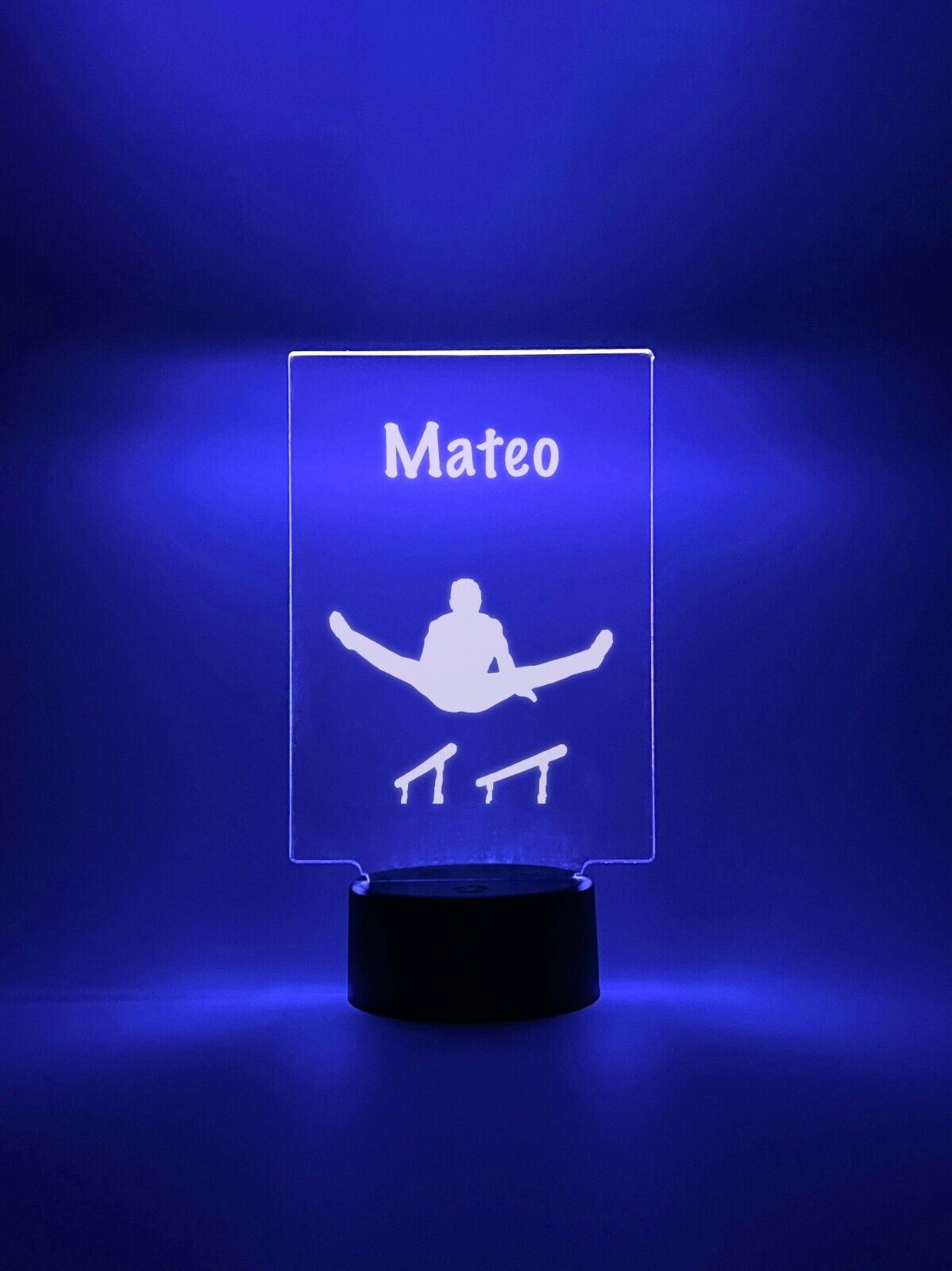 Personalized LED 16 Colors Light Up Stand Men's Gymnastics Sports Gymnast