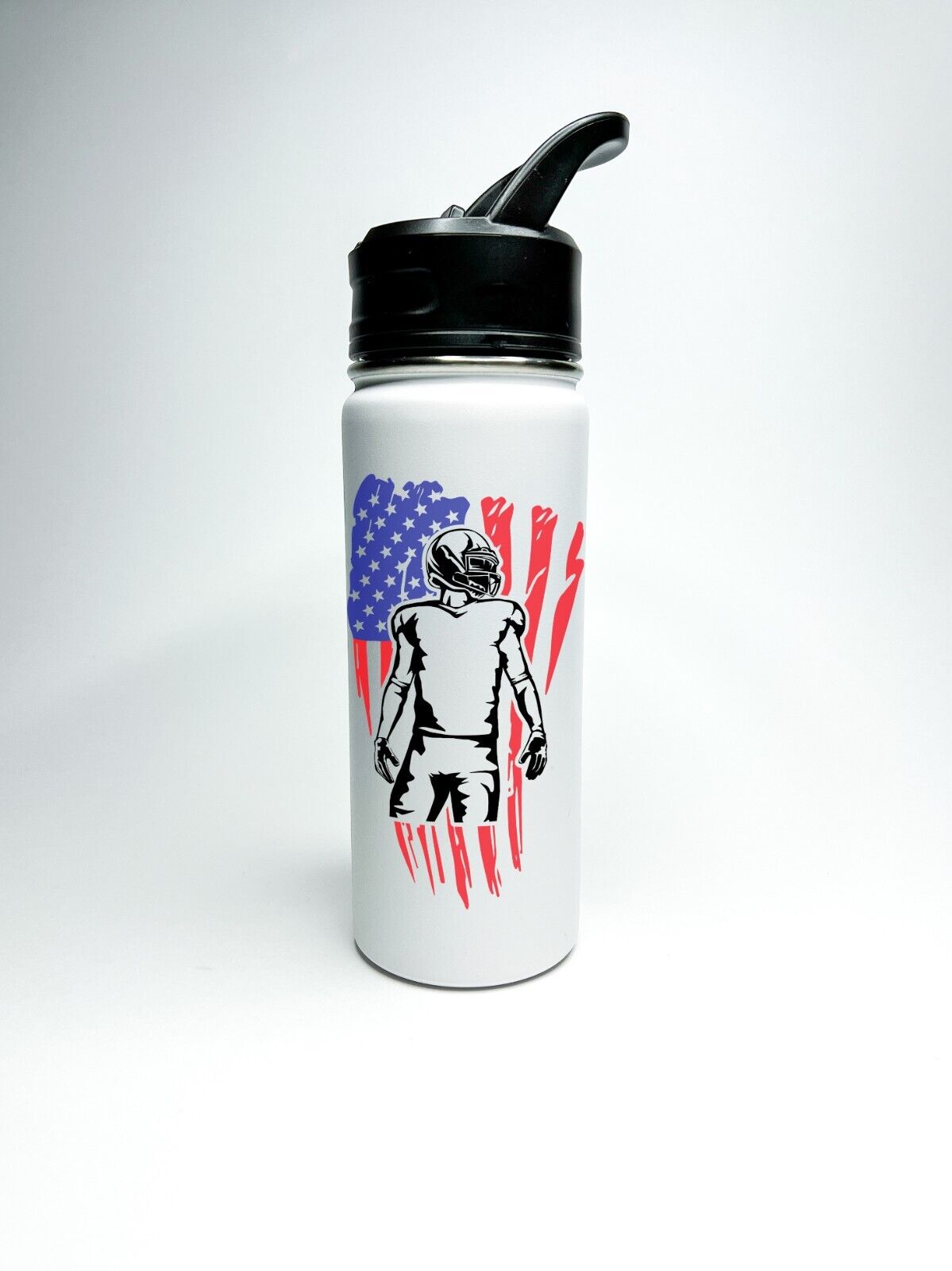 Personalized Insulated Stainless Steel USA Football Team 18/32oz Water Bottle