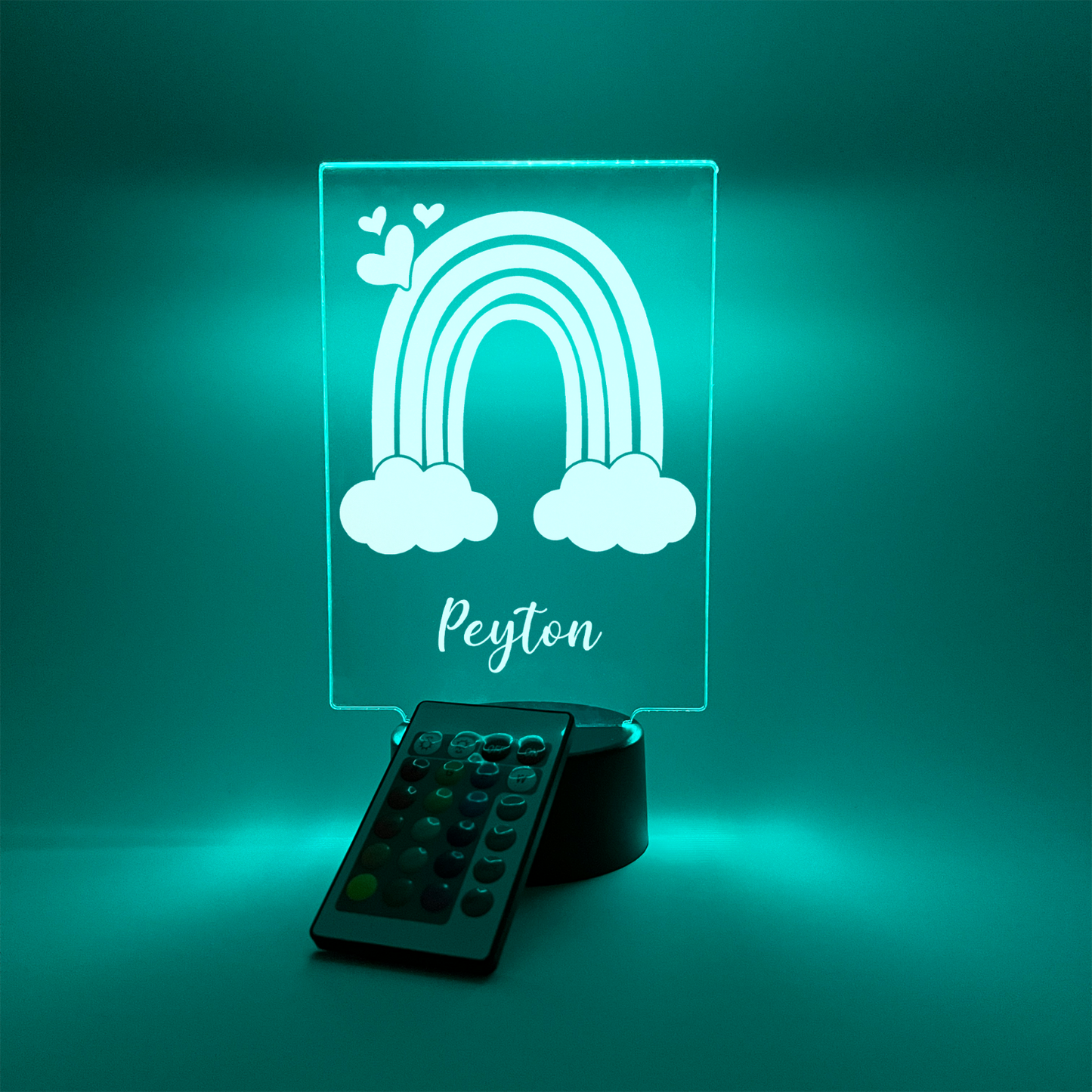 Personalized Picture LED Light Up Lamp Stand Girls Princess LOVE gifts for her
