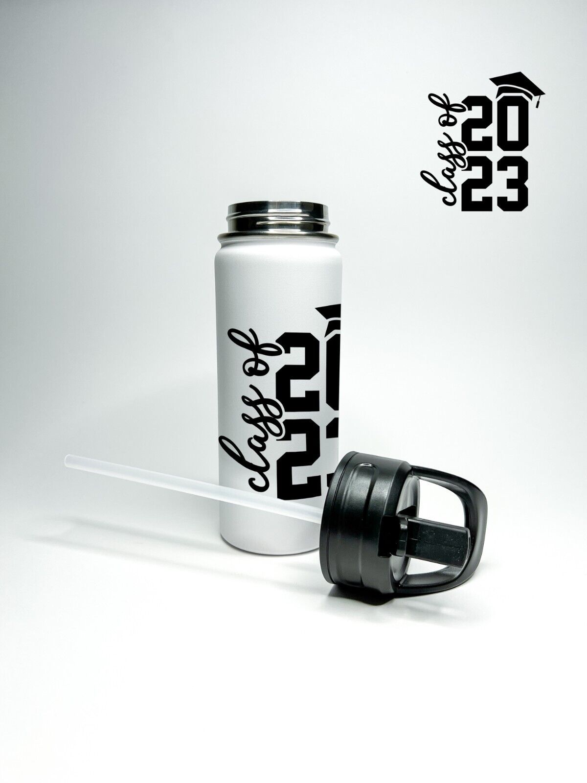 Personalized Insulated Stainless Steel Graduation 2023 GRAD 18/32oz Hydro Bottle