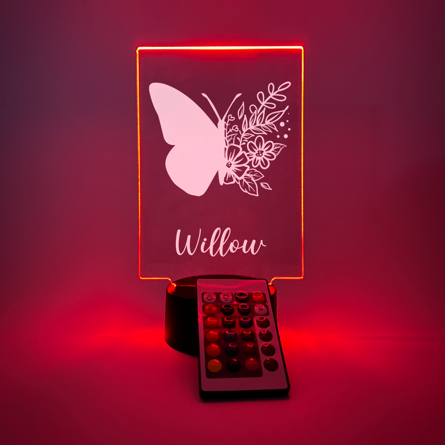 Personalized Picture LED Light Up Lamp Stand Girls Princess LOVE gifts for her