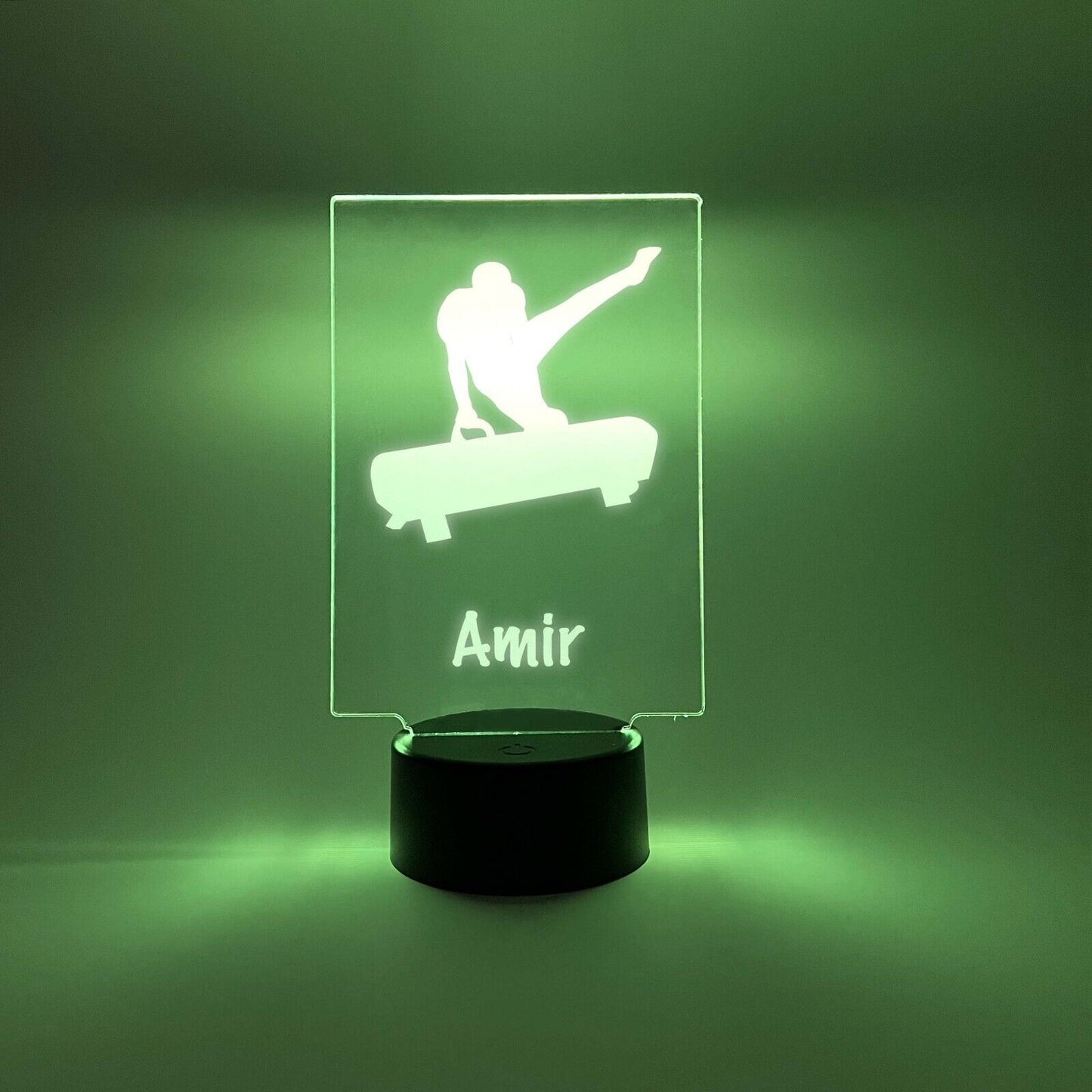 Personalized LED 16 Colors Light Up Stand Men's Gymnastics Sports Gymnast