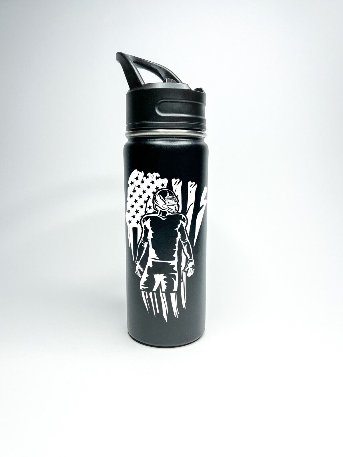 Personalized Insulated Stainless Steel USA Football Team 18/32oz Water Bottle