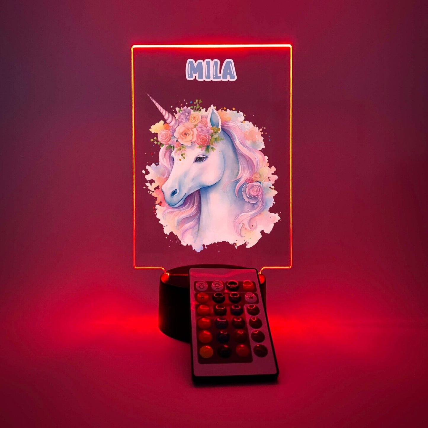 Personalized LED 16 Color Light Up Unicorn Magical Princess Girls Gift