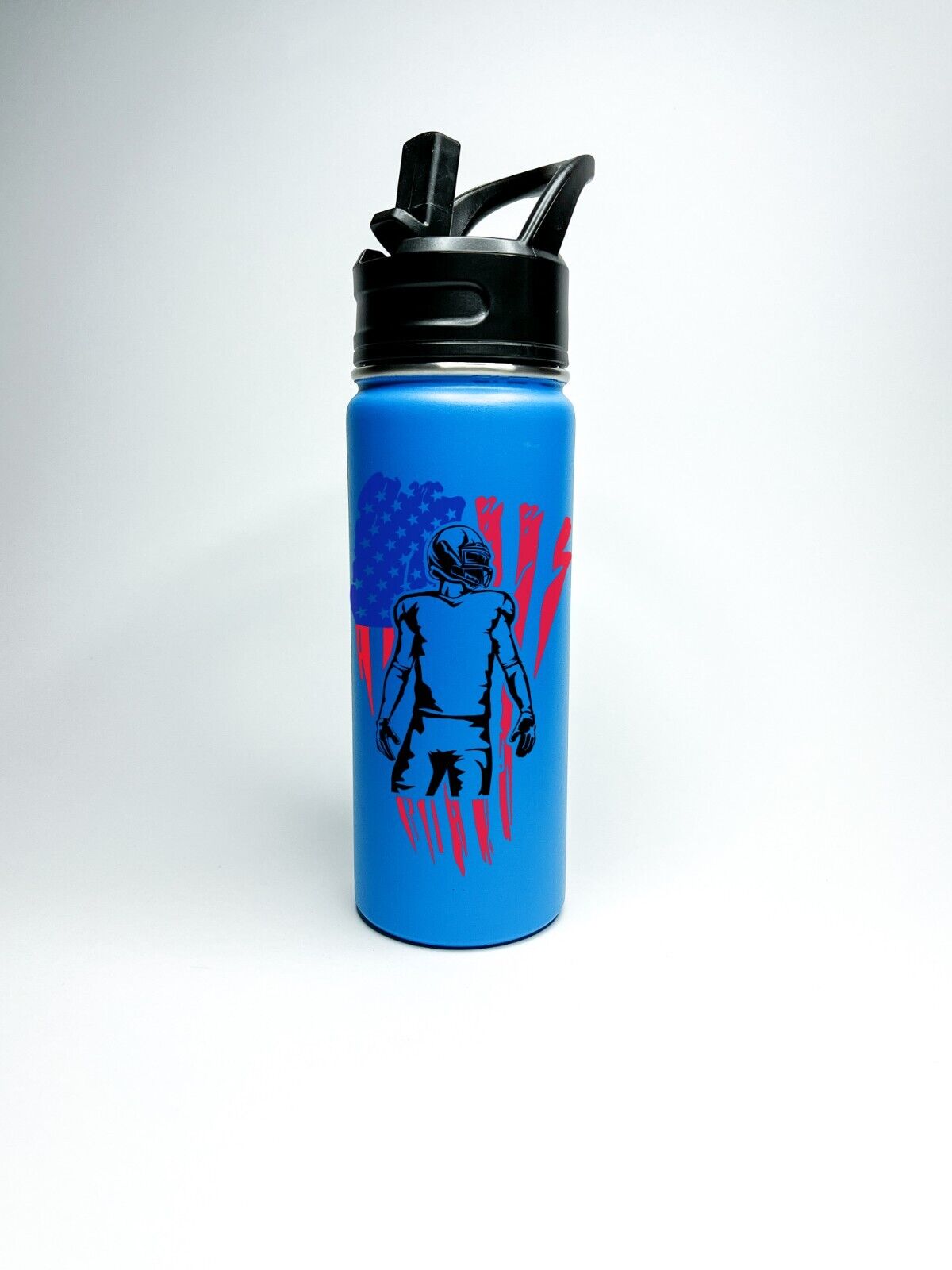 Personalized Insulated Stainless Steel USA Football Team 18/32oz Water Bottle