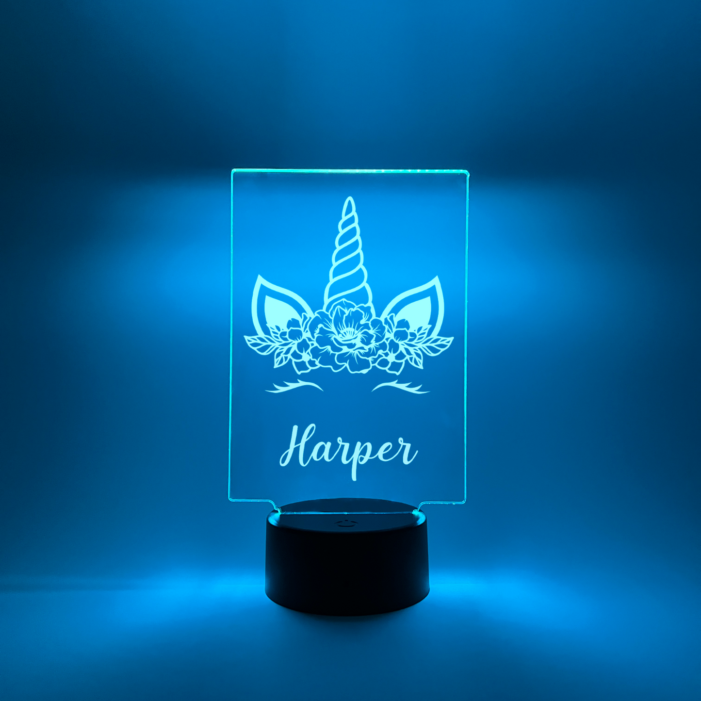Personalized Picture LED Light Up Lamp Stand Girls Princess LOVE gifts for her