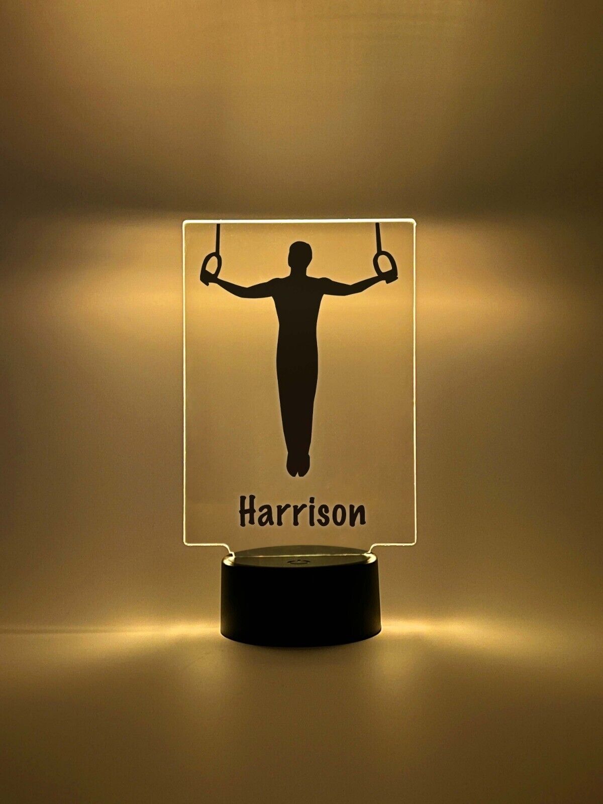 Personalized LED 16 Colors Light Up Stand Men's Gymnastics Sports Gymnast