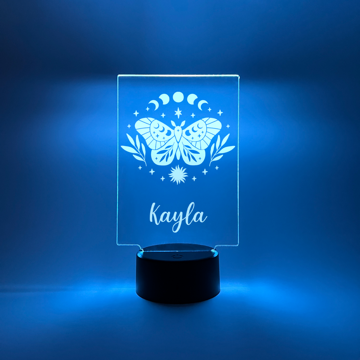 Personalized Picture LED Light Up Lamp Stand Girls Princess LOVE gifts for her