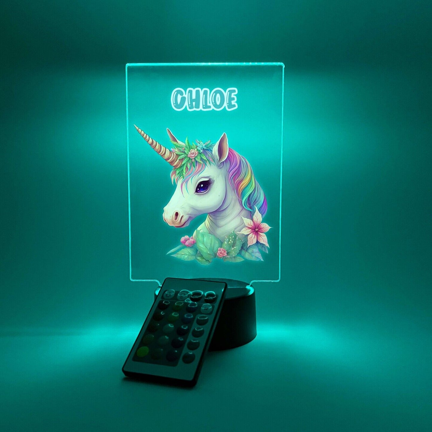 Personalized LED 16 Color Light Up Unicorn Magical Princess Girls Gift