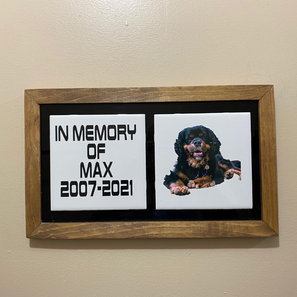 Personalized Wood Frame Tiles Design Your Photos & Names Wall Hanging Wall Décor