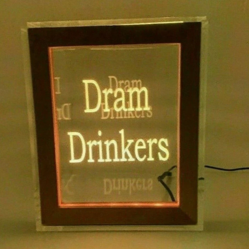 Tip Box Raffle Fund Raiser Donation Jar Fantastically Unique Eye Catching Personalized Engraved LED 16 Colors Changing 7"W x 8.5"H Container
