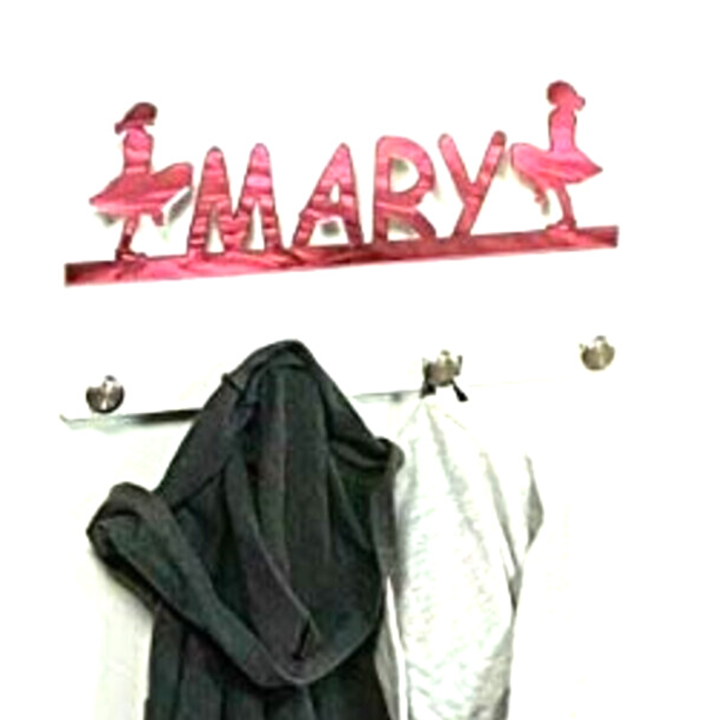 Irish Step Dancer Personalized Sports Coat Hook Hanger, Handmade Wall Organizer, Storage Space for Your Living Space