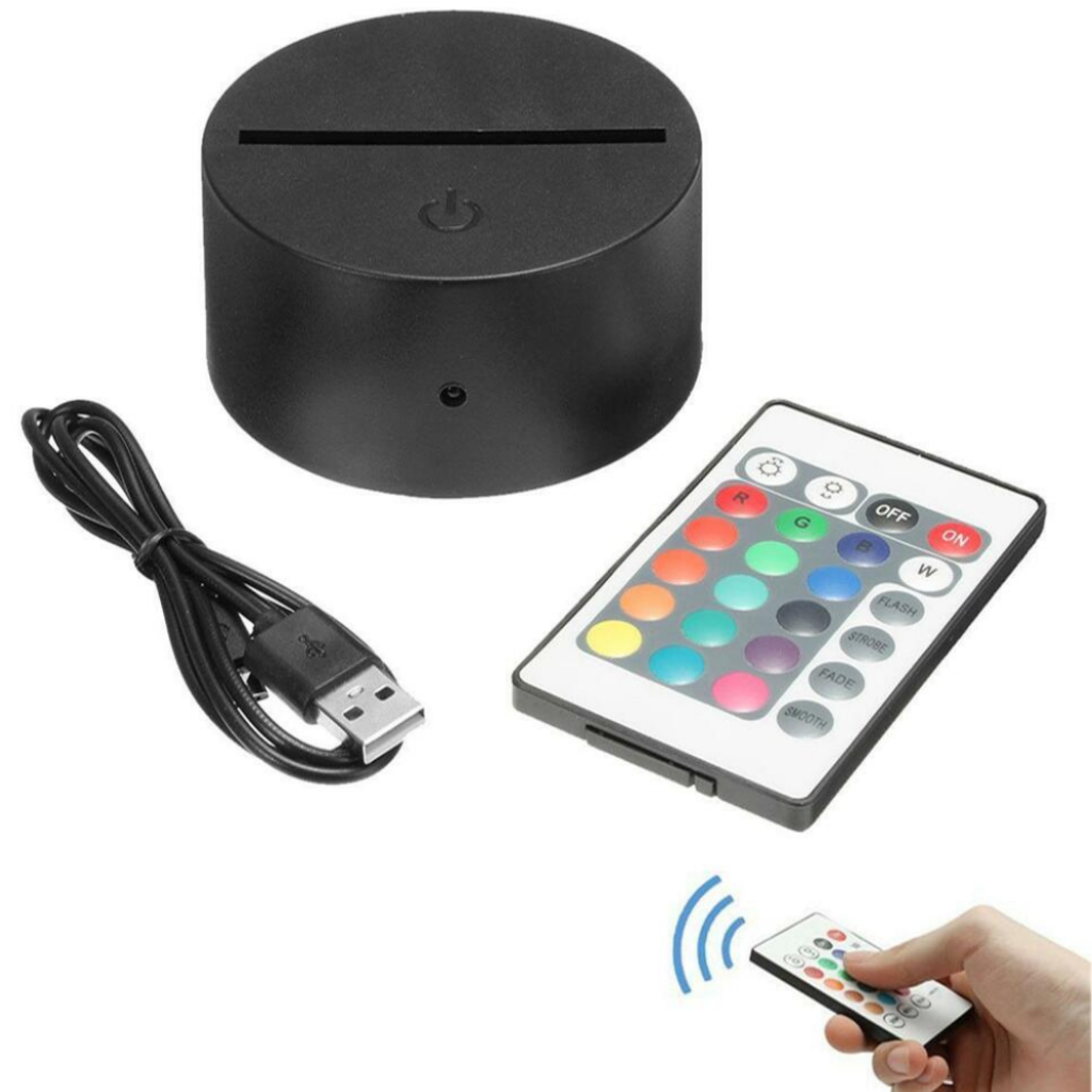 Figure Skating Ice Skate, Sports LED Tabletop Night Light Up Lamp, 16 Color options with Remote