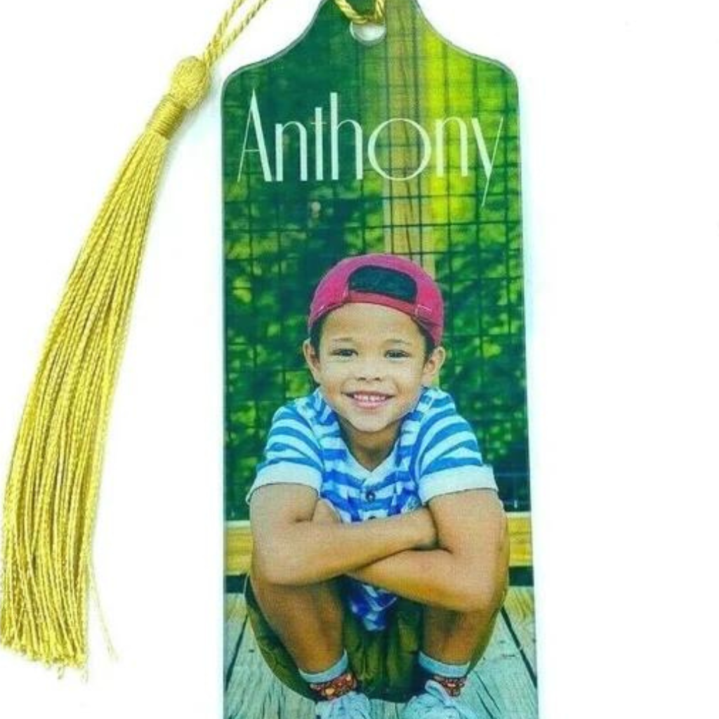 Custom Double-Sided Photo Acrylic Bookmark Personalized with Your Photo, UV Printed - A Gift That Entices Readers!