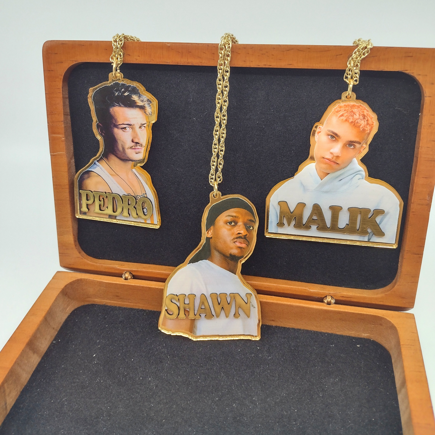 Custom UV Printed Photo Name Pendant