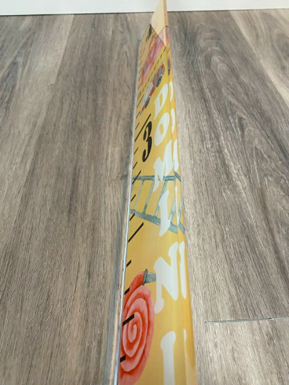 Acrylic Firefighter Fire House Design Kids Growth Chart
