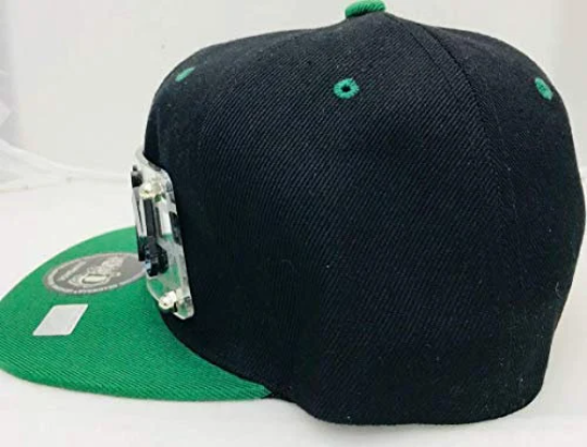 Personalized Custom Snapback Hat Six Panel Flat Bill Snap Back Hat Cap, Laser Cut Graffiti Letters, Custom Made to Order, Exclusive Creation