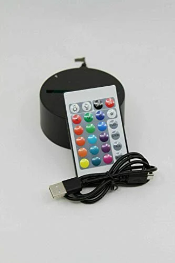 Class of Graduation Cap LED Tabletop Nightlight Up Lamp, 16 Color Changing Options with Remote