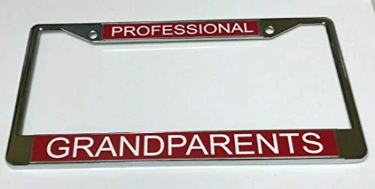 Custom Engraved Chrome License Plate Frame