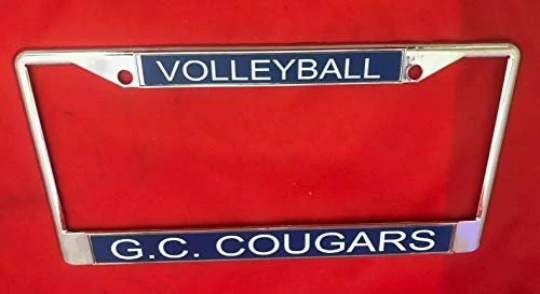 Custom Engraved Chrome License Plate Frame