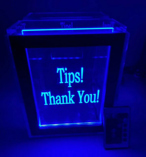 Special custom made to order Tip Box Design