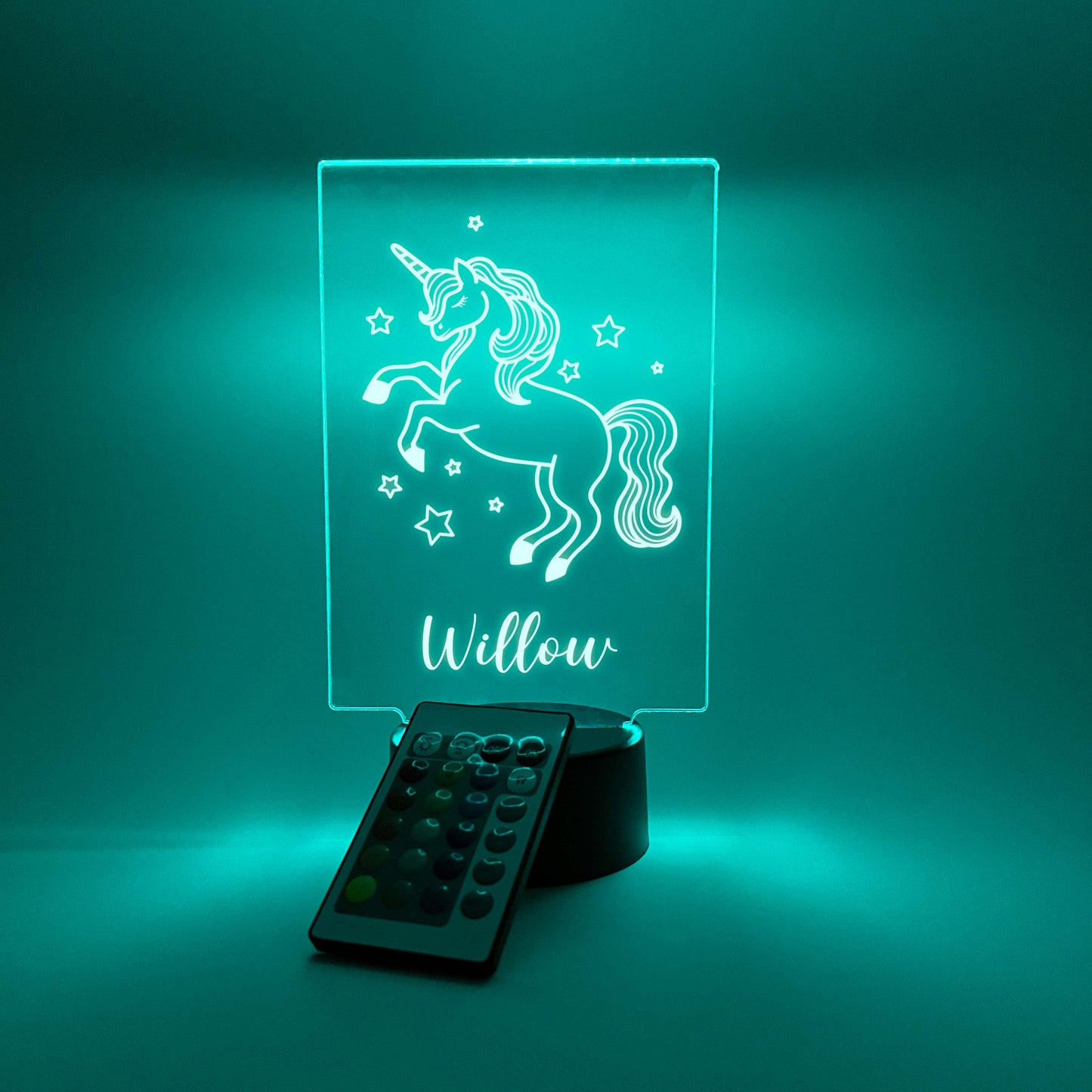 Custom Unicorn Design Night Light Up Table LED Lamp
