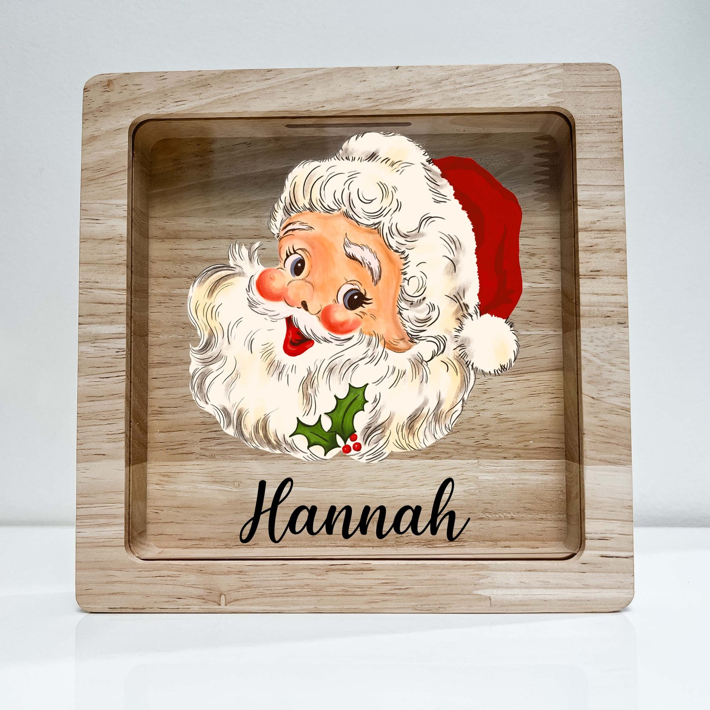 Christmas Bank, Santa's Face,  Festive, Family Holiday, Holiday Gifts, Saving Money, Piggy Bank