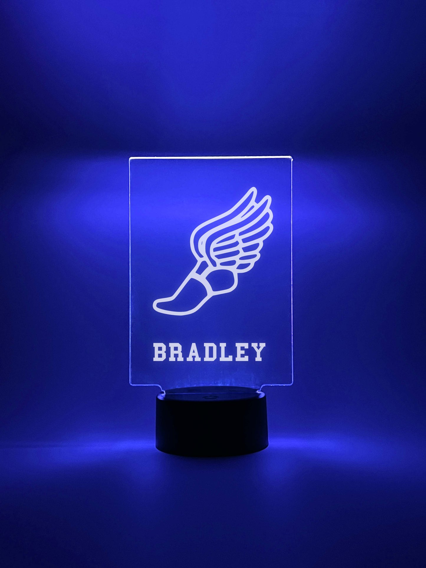 Track and Field Athlete Player Personalized LED Night Light Lamp - Custom Gift for Fans, Sports Bedroom, Game Room Decor, Remote Included