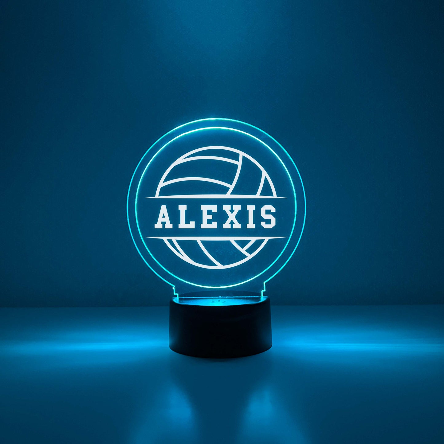 Volleyball 3D Night Light, 16 Colors, Gift for Volleyball Player, Desk Lamp, Sports Bedroom, Volleyball Gift, Senior Year Volleyball Gift