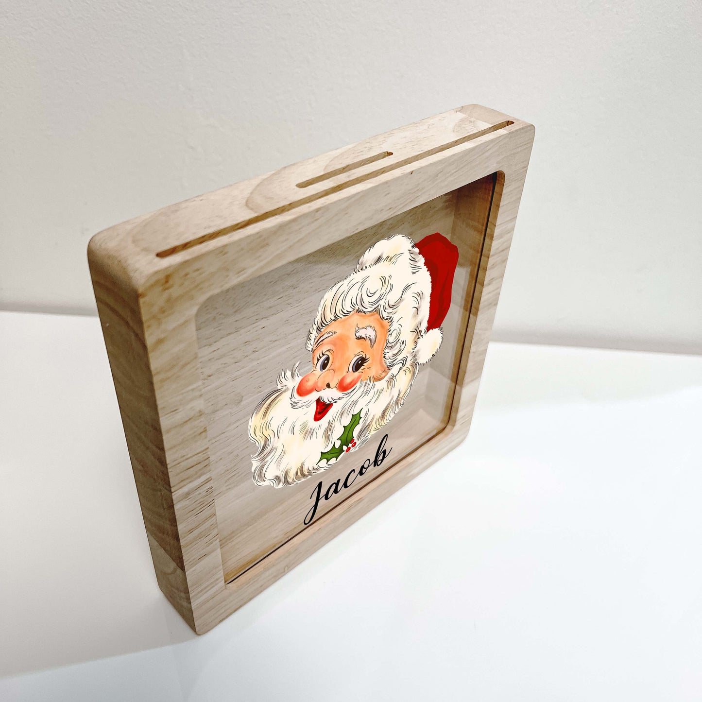 Christmas Bank, Santa's Face,  Festive, Family Holiday, Holiday Gifts, Saving Money, Piggy Bank