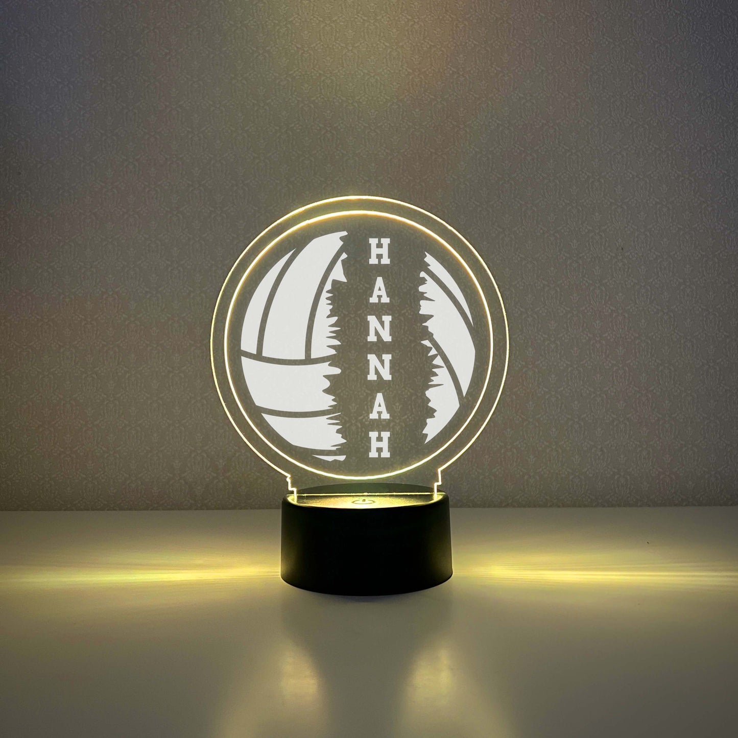 Volleyball LED lamp, 16 Colors, Volleyball Gift, Senior Year Volleyball Gift, Athlete, Personalized Gift