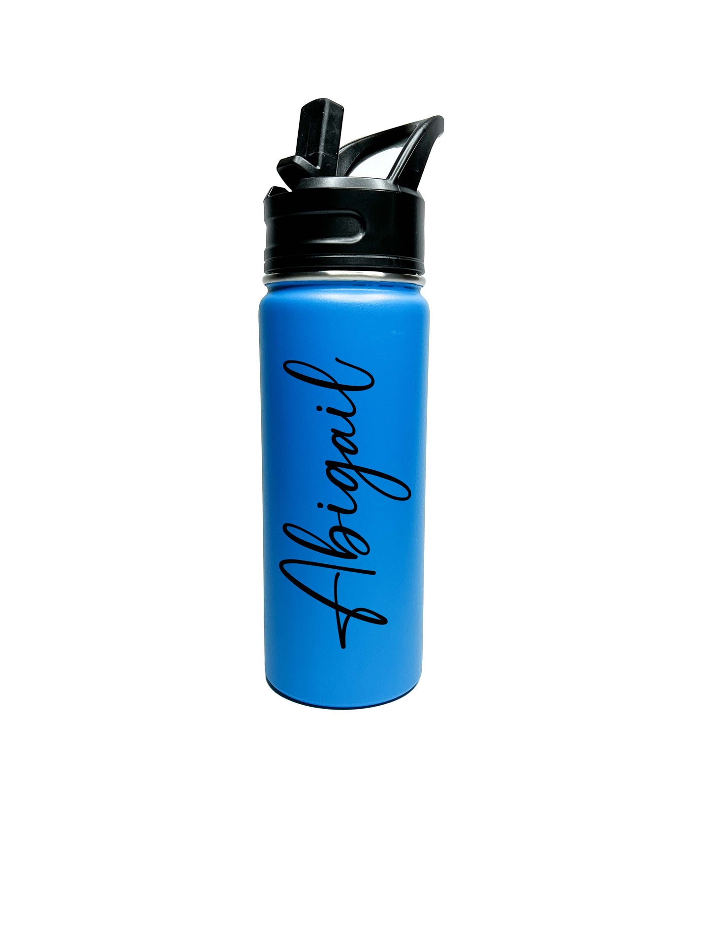 Sports Water Bottle 18/32 oz Stainless Steel Insulated Flasks Personalized Water Bottle, Custom Water Bottle, Name Bottle, Keeps Cold 24 Hrs