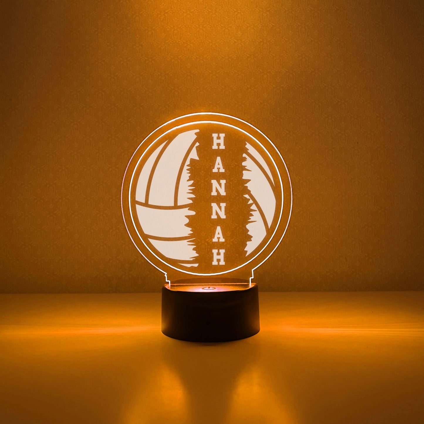 Volleyball LED lamp, 16 Colors, Volleyball Gift, Senior Year Volleyball Gift, Athlete, Personalized Gift