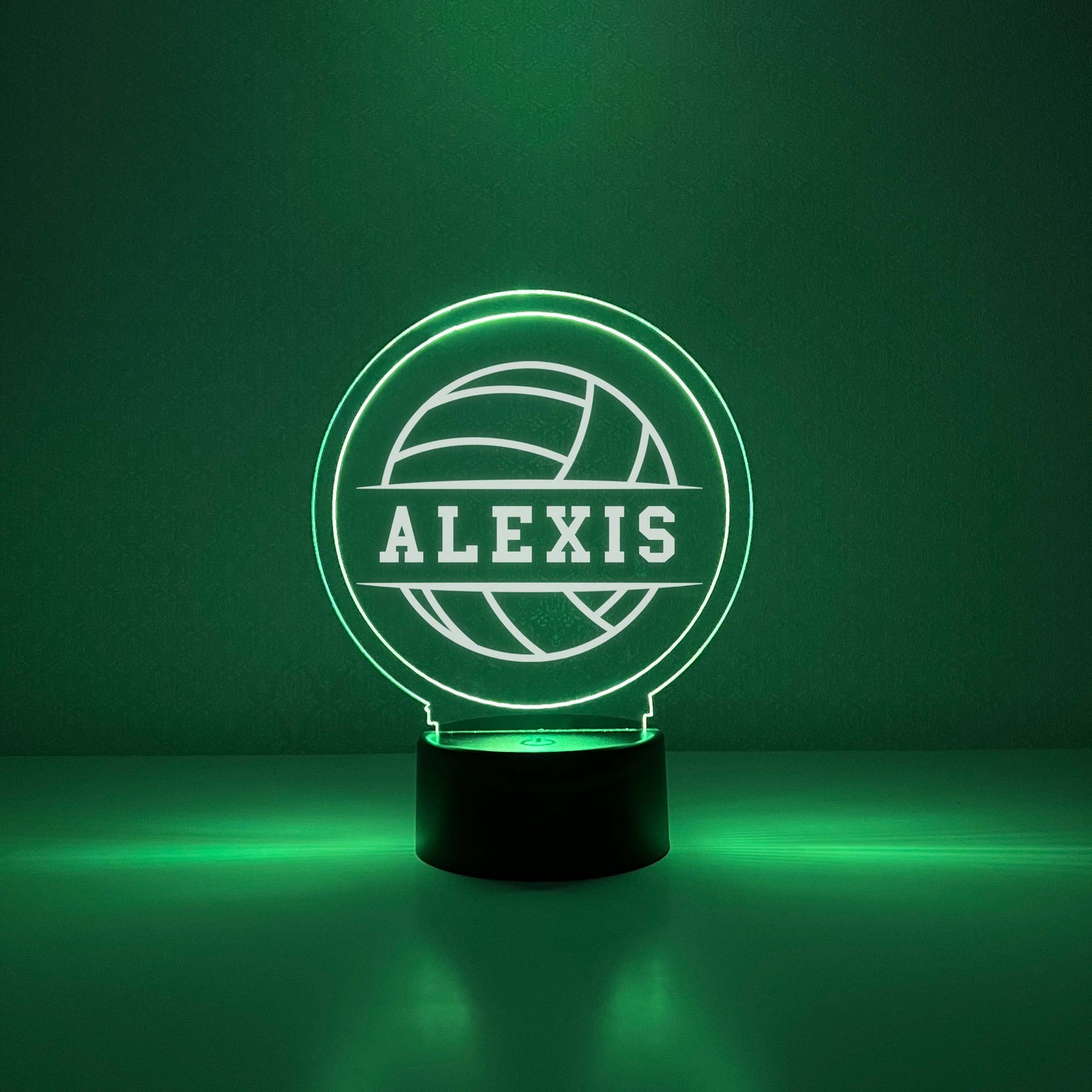 Volleyball 3D Night Light, 16 Colors, Gift for Volleyball Player, Desk Lamp, Sports Bedroom, Volleyball Gift, Senior Year Volleyball Gift