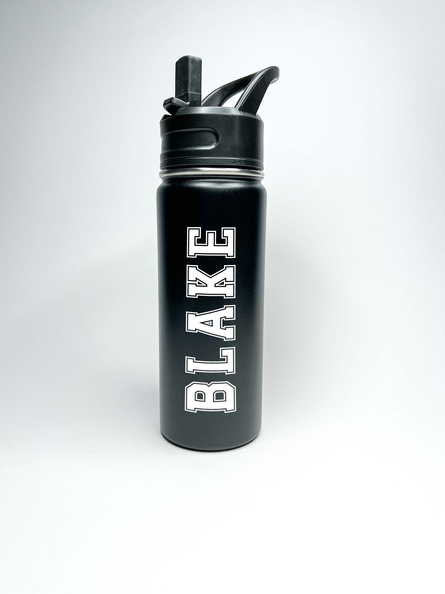 Sports Water Bottle 18/32 oz Stainless Steel Insulated Flasks Personalized Water Bottle, Custom Water Bottle, Name Bottle, Keeps Cold 24 Hrs