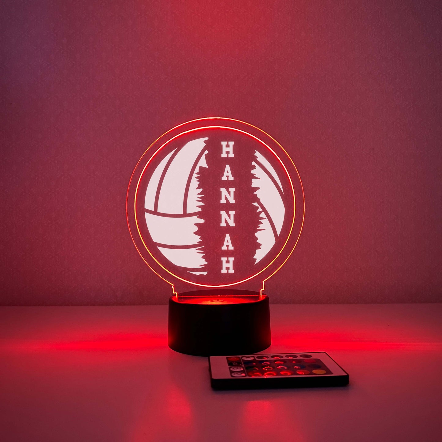 Volleyball LED lamp, 16 Colors, Volleyball Gift, Senior Year Volleyball Gift, Athlete, Personalized Gift