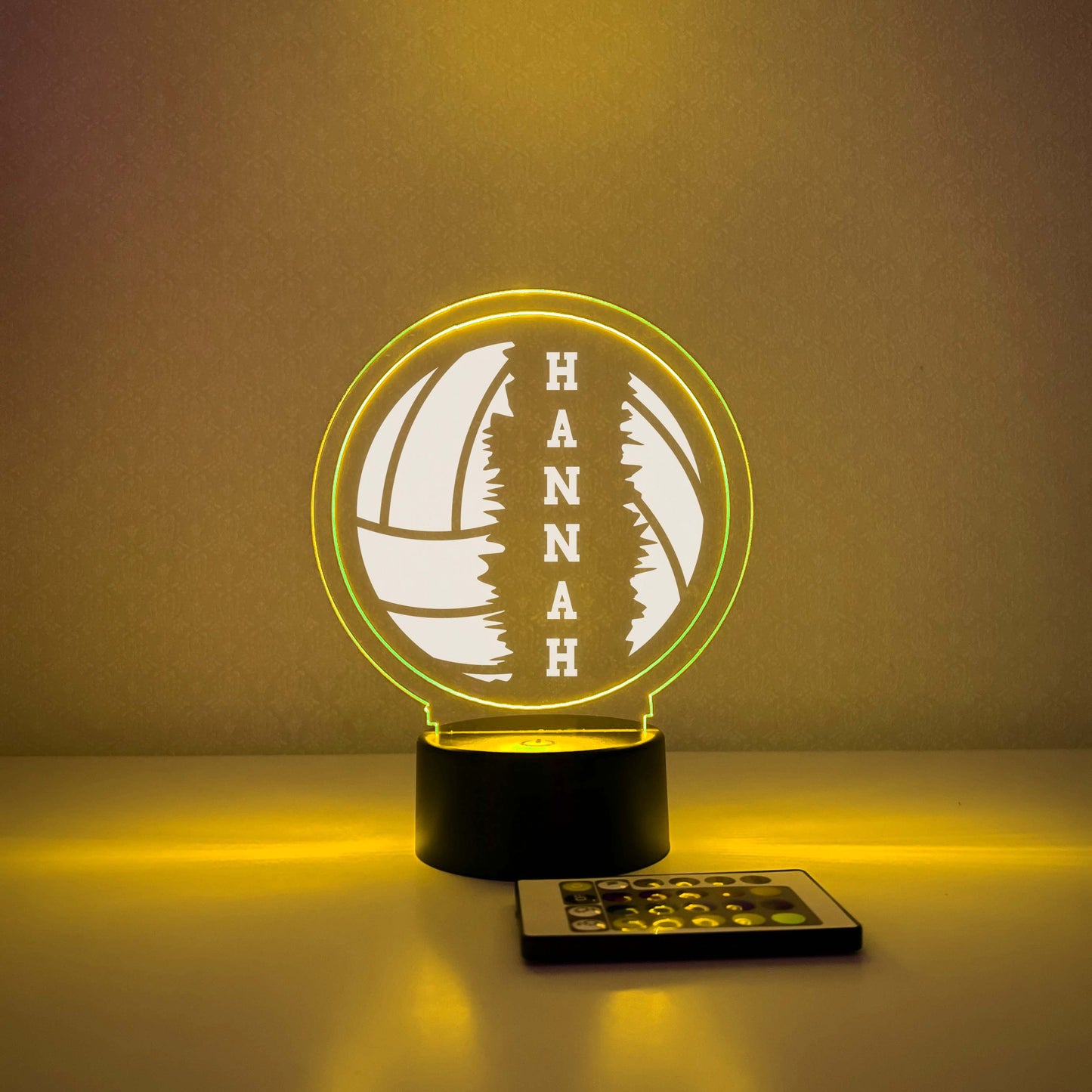 Volleyball LED lamp, 16 Colors, Volleyball Gift, Senior Year Volleyball Gift, Athlete, Personalized Gift