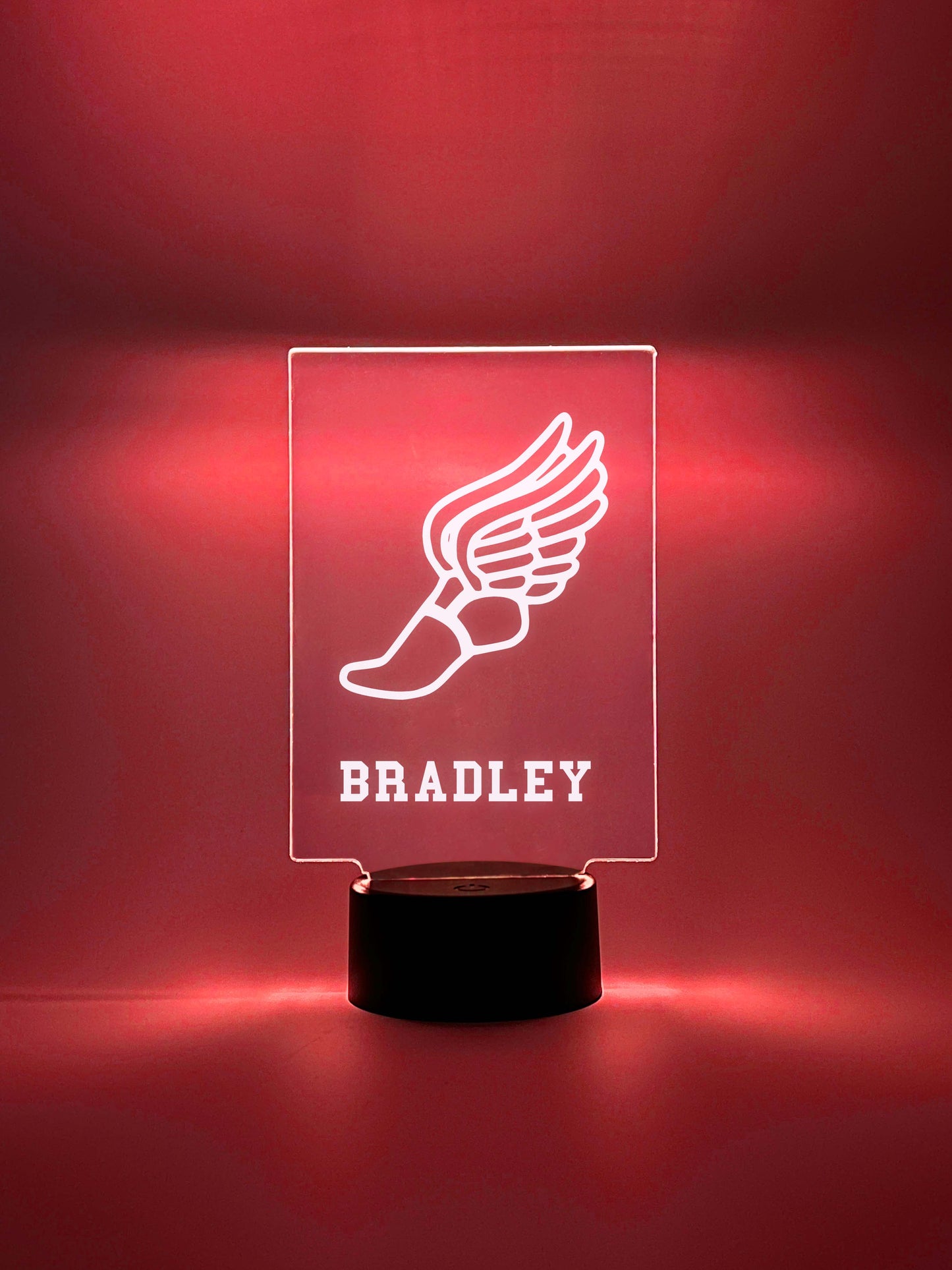 Track and Field Athlete Player Personalized LED Night Light Lamp - Custom Gift for Fans, Sports Bedroom, Game Room Decor, Remote Included