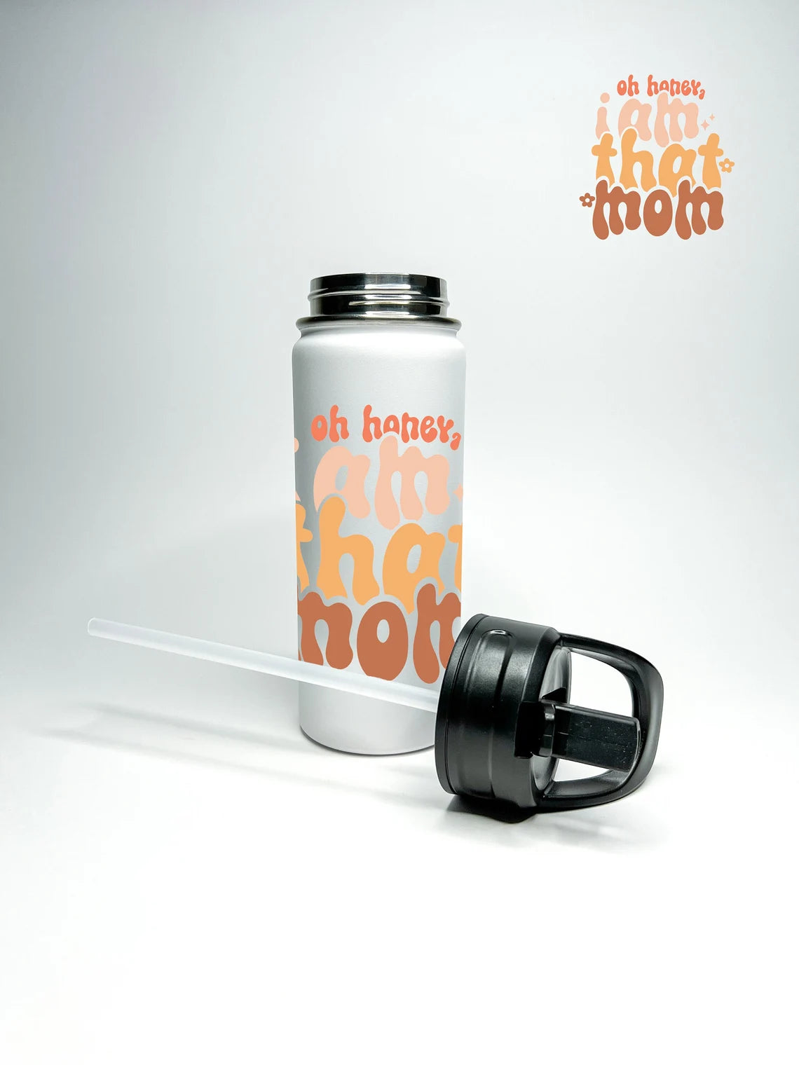 I'm That Mom Print Water Bottle 18/32 oz Stainless Steel Insulated Flasks