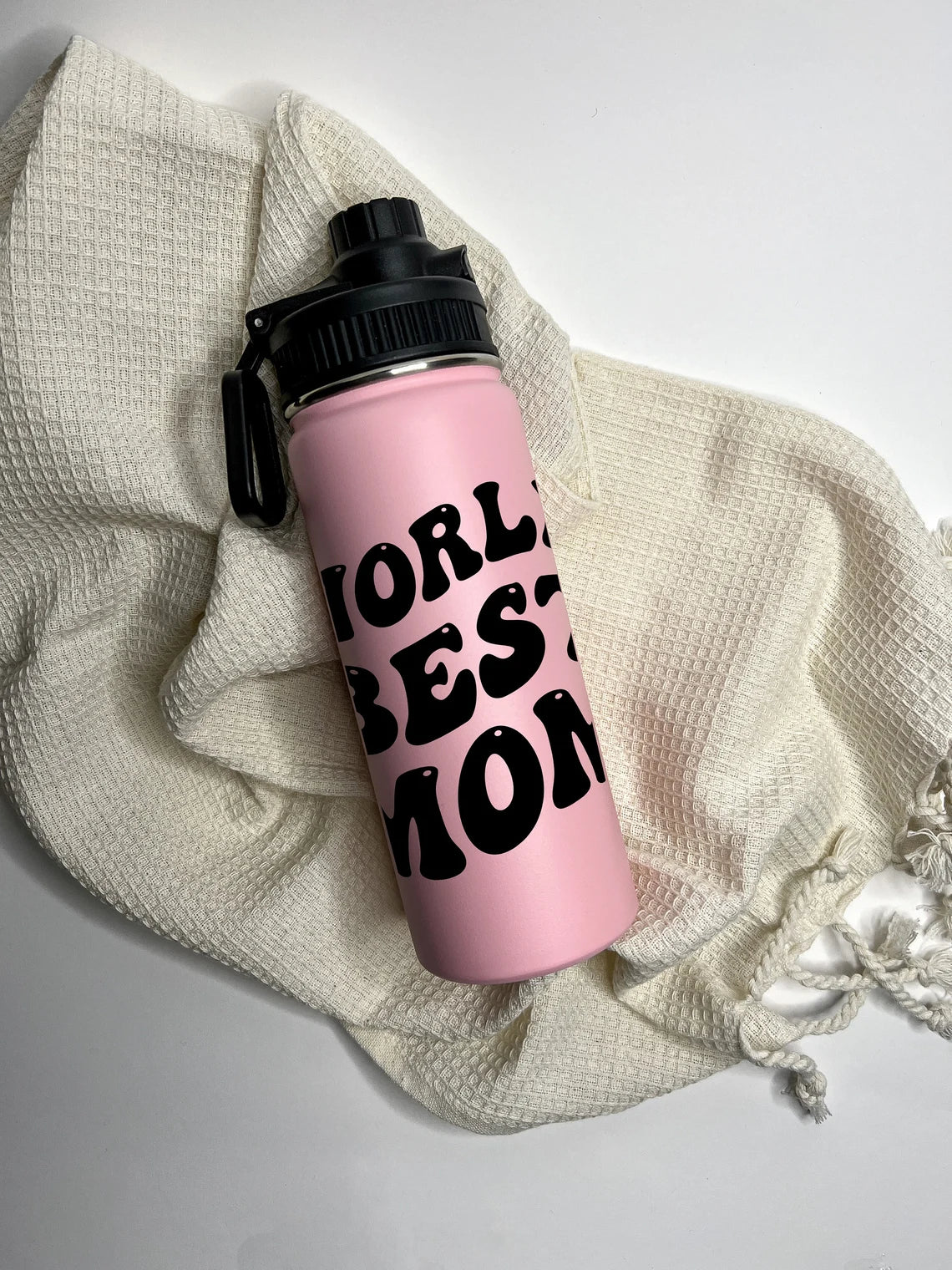 World Best Mom Water Bottle 18/32 oz Stainless Steel Insulated Flasks