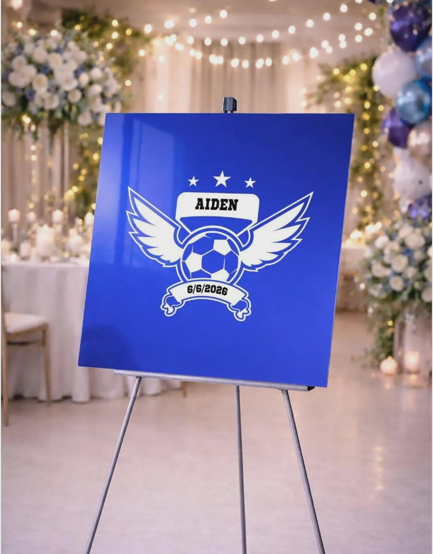 Acrylic Party Signature Sign In Boards With Logo or Photo Personalized Custom Made To Order | 24" x 30" Size | Bar Bat Mitzvah, Wedding, Sweet 16, Quinceanera