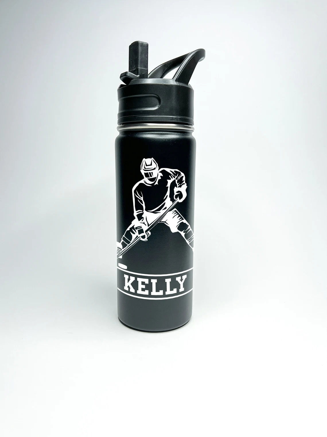 Hockey Water Bottle 18/32 oz Stainless Steel Insulated Flasks