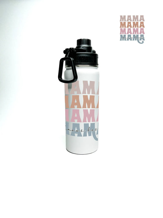Mama Knows Best Water Bottle 18/32 oz Stainless Steel Insulated Flasks