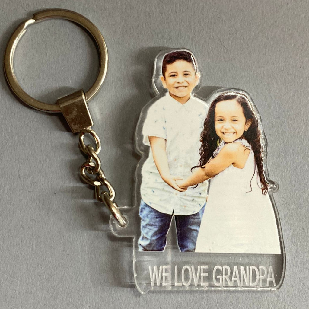 Custom Picture Photo UV Printed Key Chain With Your Name