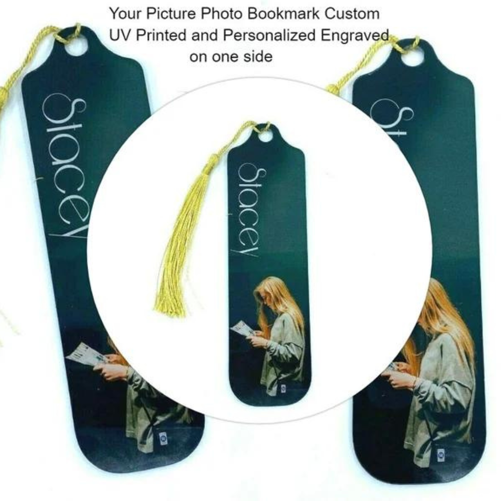 Custom One-Sided Photo Acrylic Bookmark Personalized with Your Photo, UV Printed - A Gift That Entices Readers!