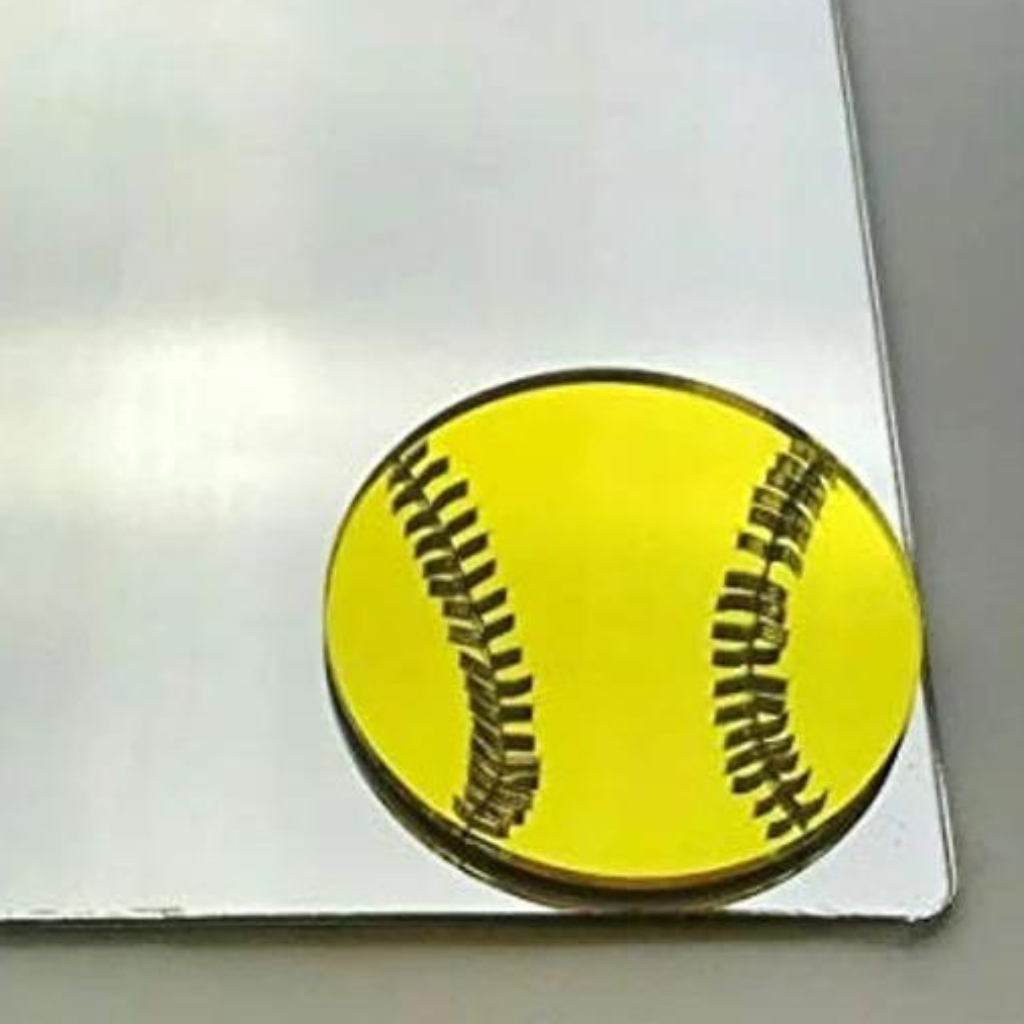 Softball Locker Mirror Magnet, Personalized Back to School Magnetic Sports Locker or Refrigerator Magnet Decor