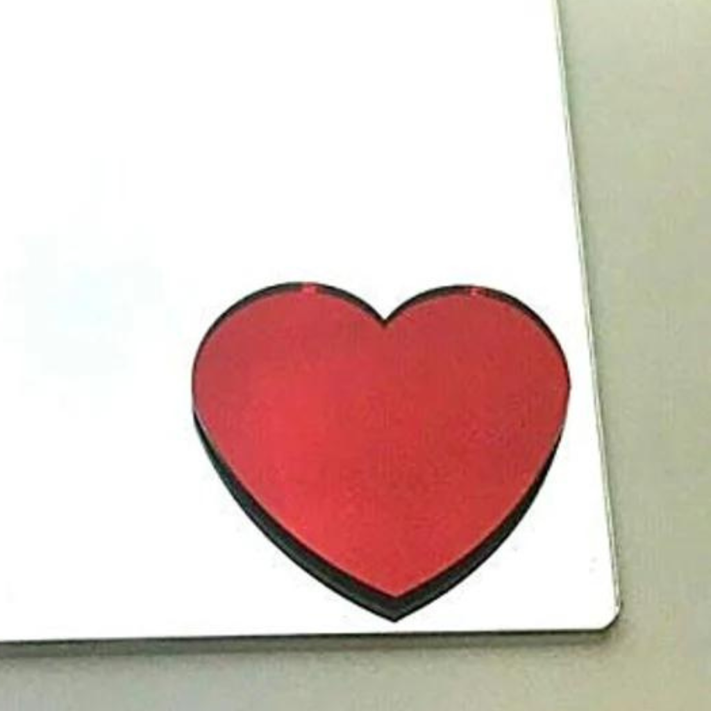 Heart Locker Mirror Magnet, Personalized Back to School Magnetic Sports Locker or Refrigerator Magnet Decor