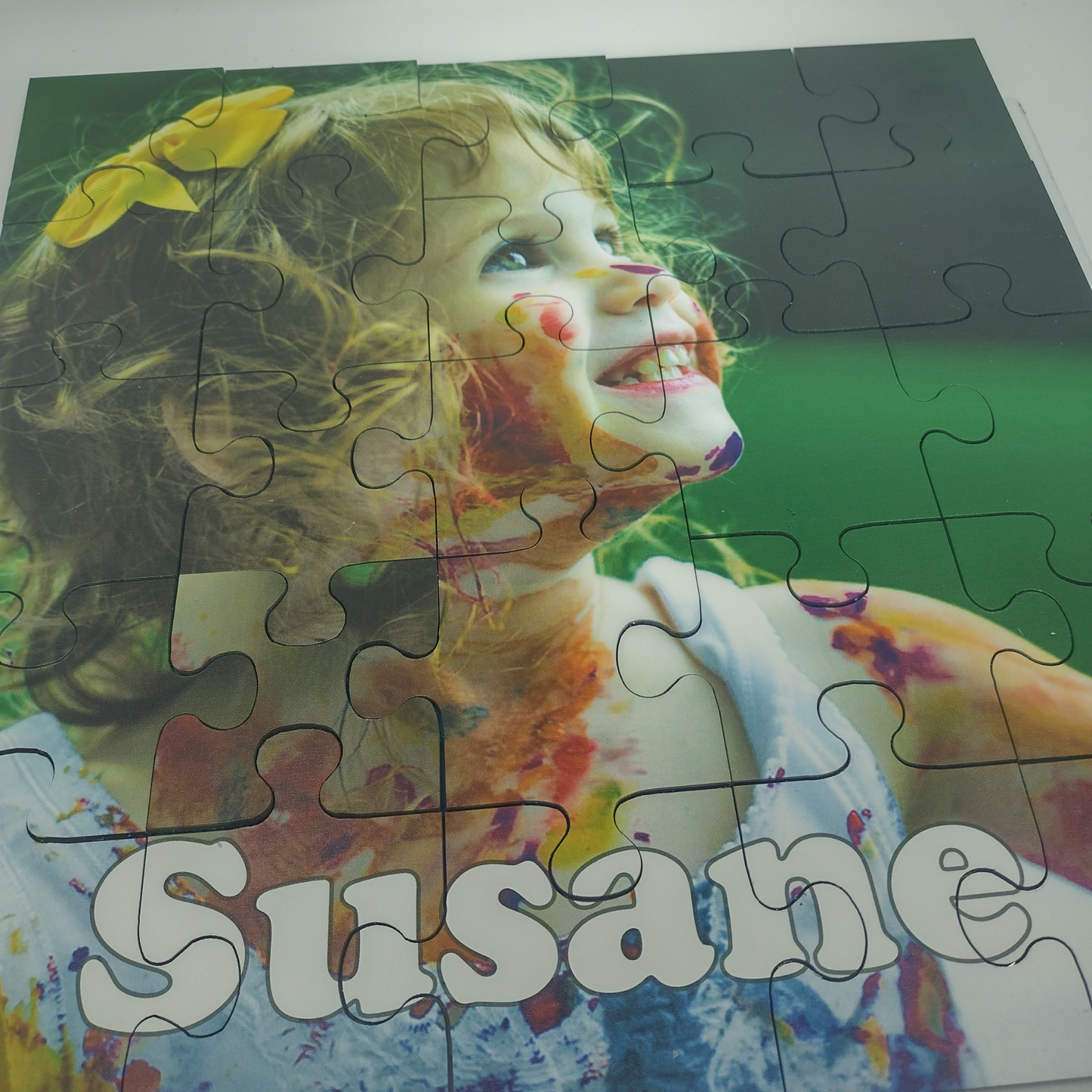 Custom Family Fun Jigsaw Photo Puzzle Premium Acrylic Personalized With Your Own Picture UV Printed Personalized Free Engraved Made To Order